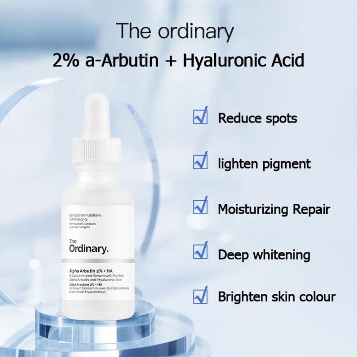 ของแท-the-ordinary-alpha-arbutin-2-ha-concentrated-serum-ลดเลือนจุดด่างดำ-ยกกระชับผิว-ฟื้นฟูผิว-30ml