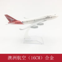 Jingping โมเดลเครื่องบิน A380 AUSTRALIA QANTAS Collection Model 16CM Airplane Model Aircraft Model ของสะสม ของขวัญจับฉลากปีใหม่