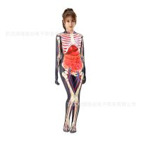 [COD] carnival horror human body structure tights zombie stage performance skeleton costume