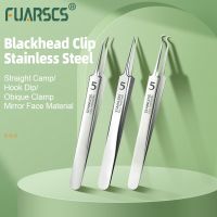 【LZ】™  1/2/3PCS Blackhead Clip Profissional Ultra-fino No. 5 Pinças Beleza Acne Blemish Pimple Extractor Remover Ferramenta de Limpeza Profunda