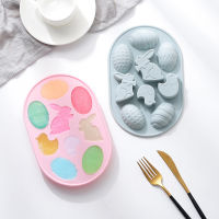 Silicone Mold Halloween Bunny Easter Egg Festival Series Cake Decorating Kitchen Candy Making Baking Tray Mould Accessories