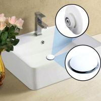 8-color Basin Sink Plug Drain Plug Bounce Ceramic Cover Plug Sink Waste Bathroom Drain Accessories Pipe