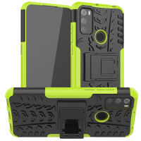 เคส Alcatel 3L 2021 Case หรูหรา PC + TPU Stand Armor ShockProof