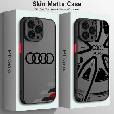RS6-Audi Wheels for iPhone 14 13 12 MINI XS 8 7 XR X 6 6S Soft Silicone Hard Matte Cover