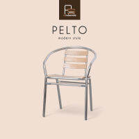 AS Furniture / PELTO (เพลโต) เก้าอี้สนาม เก้าอี้นอกบ้าน เก้าอี้สวน เก้าอี้นั่งเล่น นั่งจิบชา เก้าอี้สระว่ายน้ำ โครงขาอะลูมิเนียม เบาะไม้ มีน้ำหนักเบา เคลื่อนย้ายไปมาสะดวก รับน้ำหนักได้ถึง 80 กิโลกรัม สามารถวางซ้อนกันได้ ประหยัดพื้นที่ และเก็บสะดวก