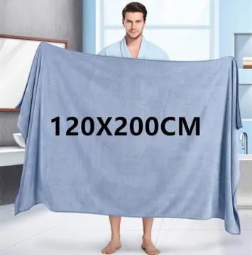 120X200cm bath towel, extra-large microfiber bath towel, thick