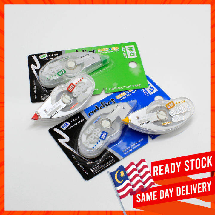 M&G Addict Correction Tape 5MM x 6M Correction Tape Correction Paper