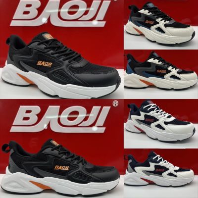 [New 03/2023] BAOJI บาโอจิ แท้100% รองเท้าผ้าใบผู้ชาย bjm783