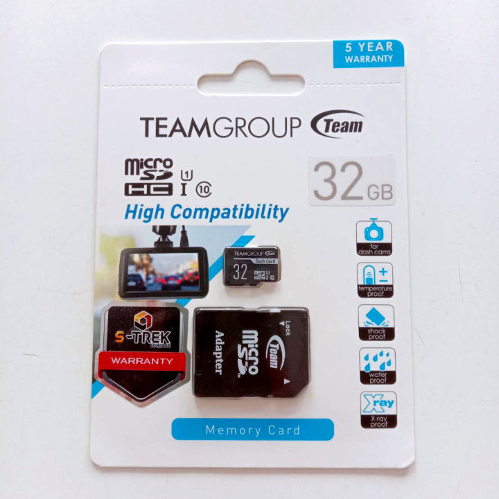 ของแท้-teamgroup-micro-sd-card-32-gb-uhs-i-u1-class10-up-to-80-mb-s-สำหรับ-กล้องวงจรปิด-กล้องติดรถยนต์-โทรศัพท์-micro-sd-เมม-32กิ๊ก-เมมโมรี่การ์ด-32gb-memory-card32gb-sd-card-32gb