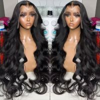 【jw】∏□☞  30 40 Inch Front Wigs for Human Hair 13x4 Hd Frontal Wig Loose