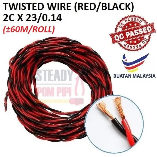 black and red wire