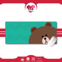 แผ่นรองเมาส์ Kawaii Bear Design Extension แผ่นรองโต๊ะ แผ่นรองเมาส์แบบยาว