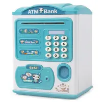 Piggy Bank,Coin Fingerprint with Password,Electronic Coin Savings Box,Automatic Coins Savings Bank,ATM Savings Bank