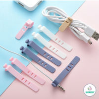 ที่ใส่ที่เก็บสาย4ชิ้นที่ม้วนสายชาร์จที่หนีบซิลิโคน USB อุปกรณ์ป้องกันสายชาร์จแบตเตอรี่ขนาดเล็ก