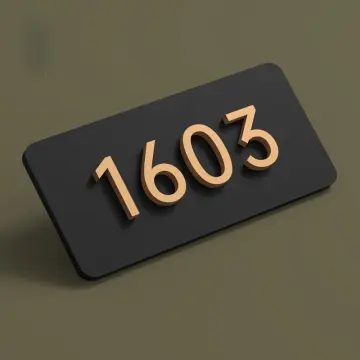 Personalized & Unique Door Signs — Modern Door Numbers – Bsign