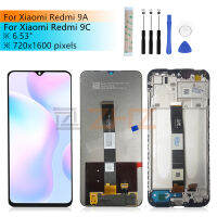 สำหรับเหมาะสำหรับ Xiaomi R Edmi 9A 9C จอแสดงผล Lcd Digitizer สมัชชาที่มีกรอบสำหรับ R Edmi 9A แสดงอะไหล่ซ่อมเปลี่ยน6.53 ";