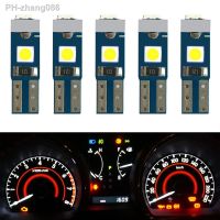 5pcs Super bright 3030 LED T5 W3W W1.2W 70 73 74 79 85 car Dashboard warming indicator Wedge Light Bulb Auto Instrument Lamp 12V