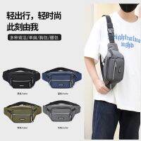 New Style Water-Repellent Nylon Cloth Bag Fashionable All-Match Men Women Same Waist Casual Sports Cross-Body Mone 【AUG】