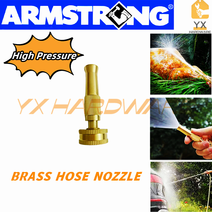ARMSTRONG BRASS HOSE NOZZLE High Pressure Pipe Connector Lazada PH