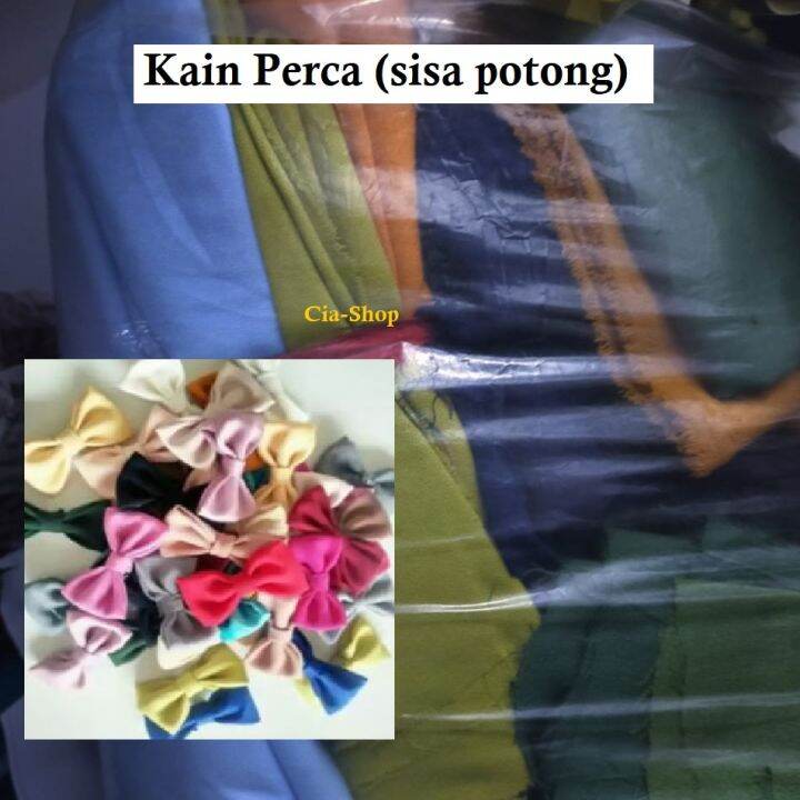 Bahan Kain Perca Wolfis Setengah Kiloan 0 5 Kg Sisa Potongan Kain