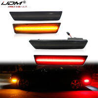 (2) ed Rear Side Marker Lamps with 36-SMD Red LED Lights For 2008-2014 Dodge Challenger, 2011-2014 Dodge Charger