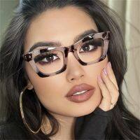 New Trend Optical Reading Glasses Women Blue Light Filter Cat Eye Leopard Tea Vision Care Eyeglasses Farsighted Diopters 0.5 6