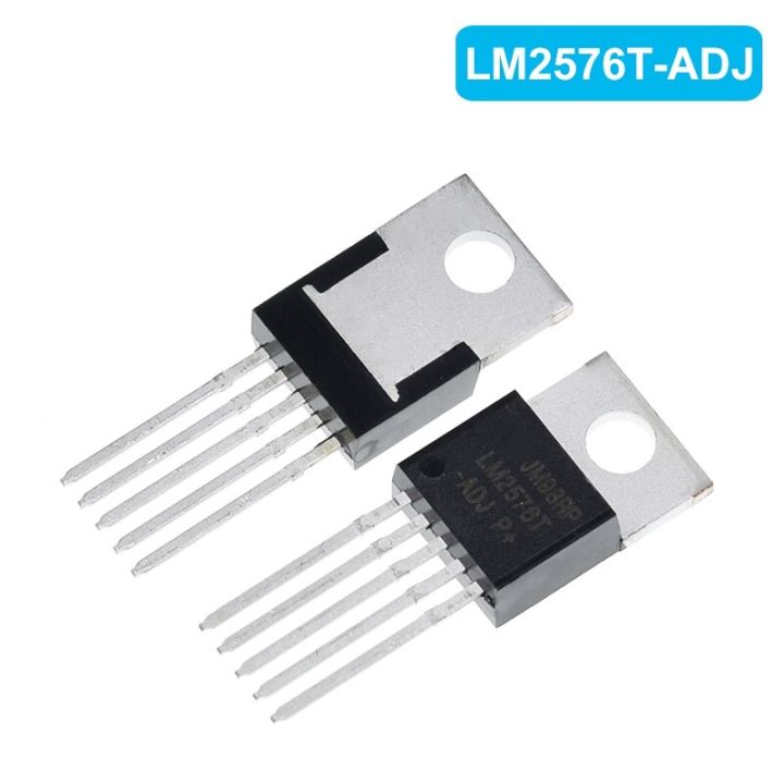 10pcs-lm2576-lm2576t-lm2576t-adj-lm2576t-3-3-lm2576t-5-0-ic-reg-buck-adj-3a-to220-5ใหม่