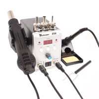 New Solder Station 8586 2in1 Electric Soldering Irons Hot 750W SMD Rework Soldering Desoldering Welding Repair Tool Set