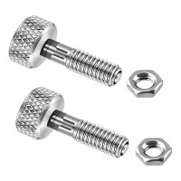 Retractable Plunger 2PCS Stainless Steel Quick Release Pin Lock M6 Retractable Plunger with Handle