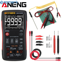 [electronicshop]Aneng 9999 นับ T Rue RMS ดิจิตอลมัลติมิเตอร์โวลต์มิเตอร์แอมมิเตอร์ความแม่นยำสูงวัด AC/DC แรงดันไฟฟ้า AC/DC ปัจจุบันต้านทานความจุความถี่รอบการทำงานอุณหภูมิไดโอดทดสอบ