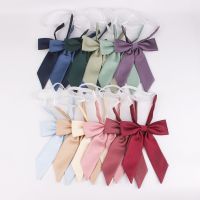 Ladies Solid Bowtie Casual Bow tie For Women Uniform Collar Feminine Bowknot Adult Check Bow Ties Cravats Girls Bowties Nails Screws Fasteners