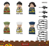 WUHUI 8ชิ้น SWAT ทหารกองทัพ WW2 Minifigures ของเล่นอาคารชุดของเล่นหน่วยการสร้าง Enlighten ตำรวจเมืองที่ทันสมัยคอมมานโดกองกำลังพิเศษอาคารอิฐเด็กของเล่นของเล่นสำหรับหนุ่มๆสาวๆเข้ากันได้กับทุกยี่ห้อ