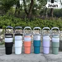 Jnan【พร้อมส่ง】แก้วน้ำถ้วยน้ำร้อน Sedotan Stainless Steel 890มล. ขวดน้ำสูญญากาศของขวัญถ้วยน้ำแข็งเย็น