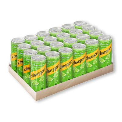 สินค้ามาใหม่! ชเวปส์ น้ำอัดลม มะนาวโซดา 330 มล. x 24 กระป๋อง Schweppes Soft Drink Lime Soda 330 ml x 24 Cans ล็อตใหม่มาล่าสุด สินค้าสด มีเก็บเงินปลายทาง