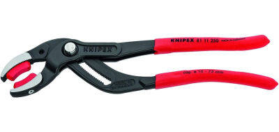 Knipex Tools 81 11 250 SBA 10" Pipe and Connector Pliers with Soft Jaws (843221021412)