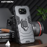 KEYSIONเกราะกันกระแทกเคสสำหรับXiaomi POCO X3 NFC F2 Pro M2 Proขาตั้งโทรศัพท์ฝาหลังโทรศัพท์สำหรับPOCO X3 NFC X2 Pocophone F1