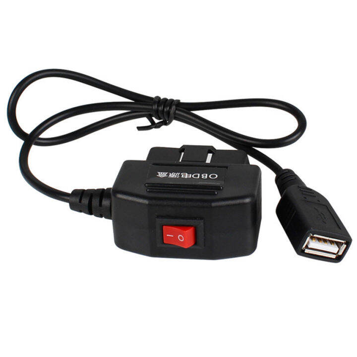 24Hours Parking Monitoring 5V 3A USB Car Charge Cable OBD Hardwire Kit