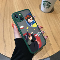 GGK เคสโทรศัพท์เคสสำหรับ Apple iPhone 15 Plus 15 Pro น่ารักการ์ตูนเจ้าหญิงและแม่มดน่ารักมีน้ำค้างแข็งโปร่งใสขอบนิ่มสำหรับเด็กผู้หญิงเคสป้องกันกล้องคลุมทั้งหมดกันกระแทกสำหรับเด็กผู้หญิง