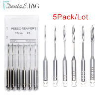 5แพ็คล็อต32มม. ทันตกรรม Peeso Endodontic Reamers เจาะ Burs Peeso Reamers Endo ไฟล์ Largo ทันตแพทย์วัสดุ