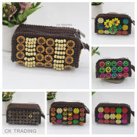 pangjangshops  Coconut Shell Handbag กระเป๋ากะลามะพร้าว กะเป๋าถือใส่สตางค์ ธรรมชาติ