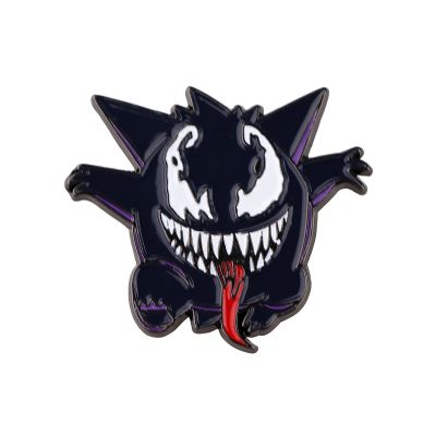 Kawaii Anime Gengar Enamel Pins Cute Cartoon Lapel Pins for Backpacks Badge Brooch Toy Collections Gifts Cosplay Accessories