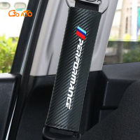 GTIOATO สำหรับ BMW Performance ปลอกหุ้มเข็มขัดนิรภัย คาร์บอนไฟเบอร์ ที่หุ้มเข็มขัดนิรภัยรถยนต์ ที่หุ้มเข็มขัดนิรภัย ปลอกเข็มขัดนิรภัย รถยนต์อุปกรณ์ภายในรถยนต์