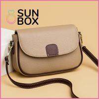 SUN BOX สำหรับสุภาพสตรี ความรู้สึกขั้นสูง ความจุสูงมาก แฟชั่นสำหรับผู้หญิง กระเป๋าถือหนังแท้ กระเป๋า Crossbody กระเป๋าสะพายไหล่แบบสั้น กระเป๋าสำหรับผู้หญิง