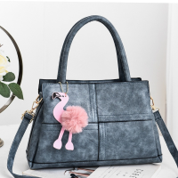 Hot Womens Bag 2022 New Style Flamingo Ornaments Fashion Large-capacity One-shoulder Messenger Bucket Handbag Women