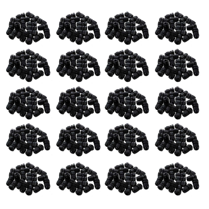 400-pieces-black-plastic-waterproof-cable-gland-connector-pg7