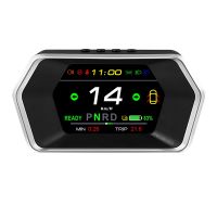 HUD Head Up Display, for Tesla Model 3 Y Digital Speedometer Speed Indicator Light Prompt Safety Alarm Driving Time