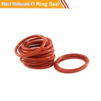 100pcs O Ring Seal 2.4mm CS VMQ O-ring Seal Gasket 6mm-25mm OD Red Silicone O Type Ring Sealing