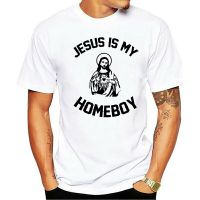 2021 Fashion T-shirt Jesus Is My Homeboy Mens Christian Bible Church Jesus Christ God New Good Quality Cotton Men VLI7