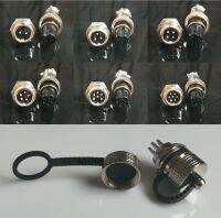 1 Set GX12 12mm Aviation Plug Metal Panel Female Male Connector Metal Waterproof 2pin/3pin/4pin/5pin/6pin/7pin