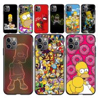 Cover The Homer Simpson Phone Case For Apple iPhone 14 13 12 11 Pro Max Mini XS Max X XR 7 8 Plus 5S Silicone Black Shell  Screen Protectors